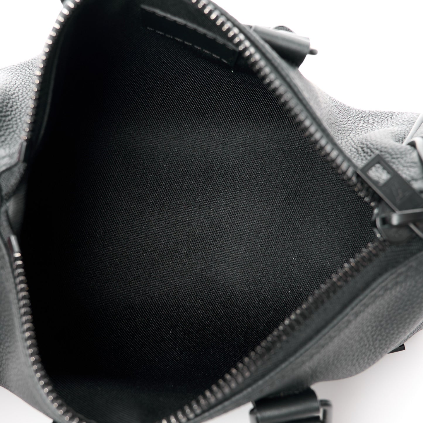 Grained Calfskin Aerogram Keepall XS Black