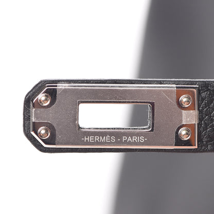 Hermes Togo Horseshoe Kelly Retourne 25 Black Magnolia 26 of 41