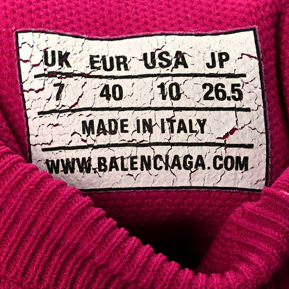 Balenciaga Neoprene Knit Womens Speed Sneakers 40 Rose Fuchsia 7 of 7