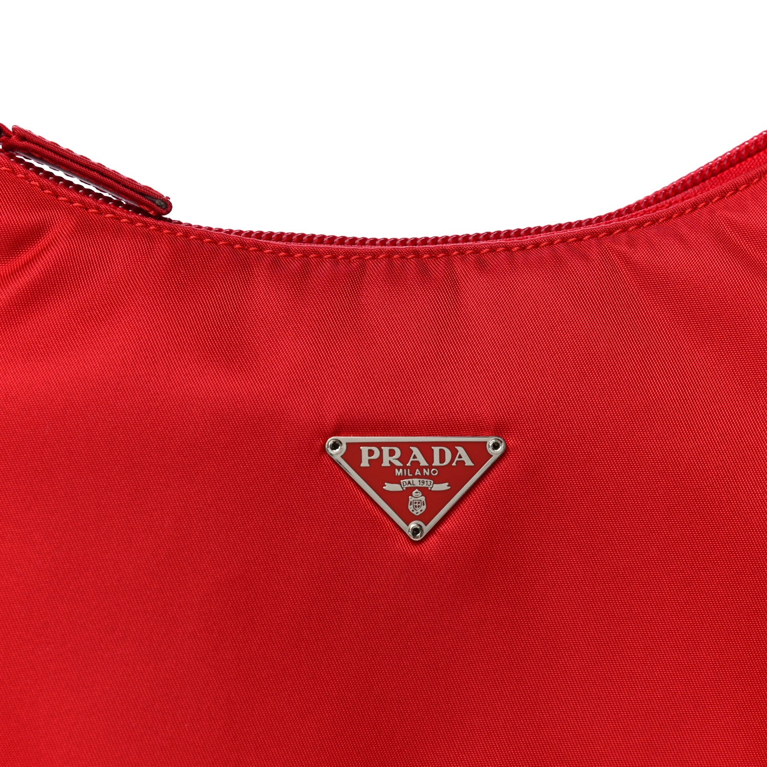 Prada Tessuto Nylon Sport Shoulder Bag Rosso 8 of 12