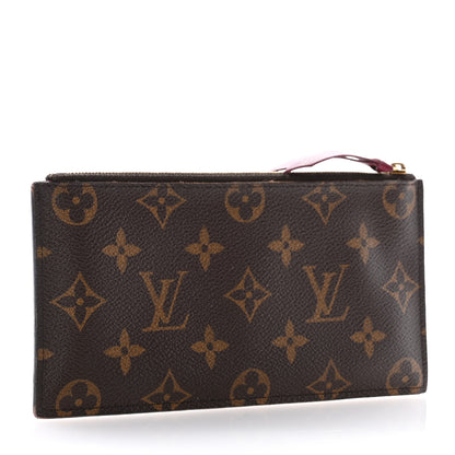 Louis Vuitton Monogram Felicie Chain Wallet Zippered Insert Fuchsia 3 of 10