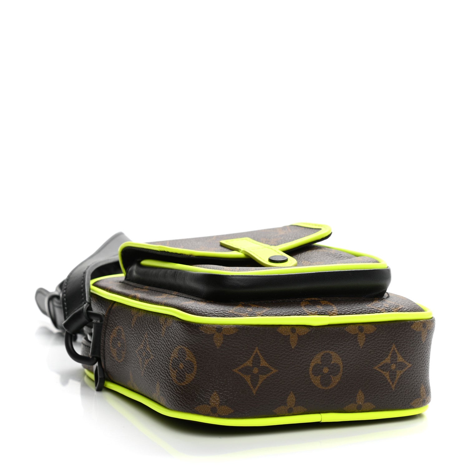 Louis Vuitton Monogram Macassar Christopher Wearable Wallet Fluorescent Yellow 4 of 7