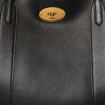 Mulberry Small Classic Grain Bayswater Tote Black 8 of 10