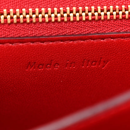 Celine Smooth Calfskin Small Classic Box Flap Bag Red 7 of 16
