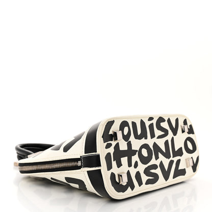 Louis Vuitton Graffiti Alma MM Black 4 of 10