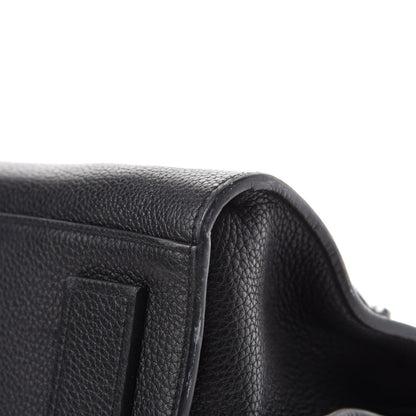 Saint Laurent Grained Calfskin Baby Supple Sac De Jour Black 9 of 20