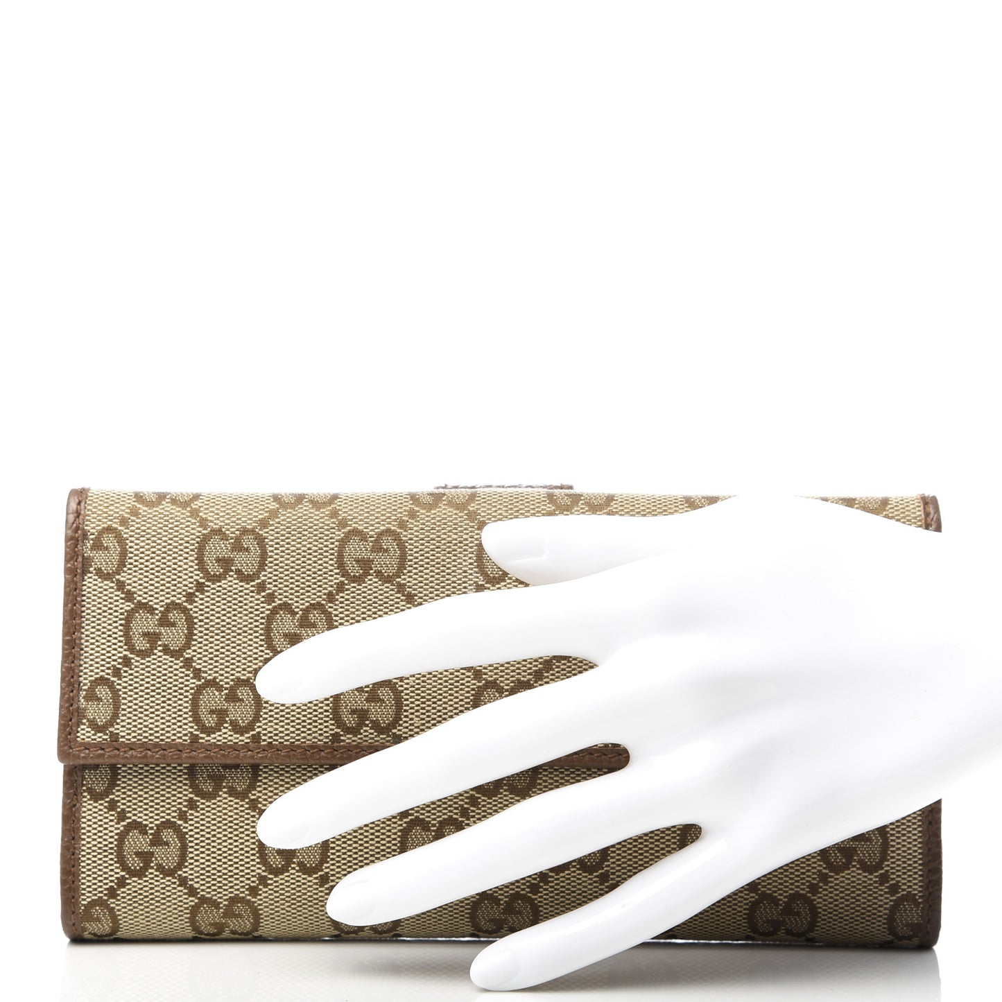 Monogram Continental Flap Wallet Brown