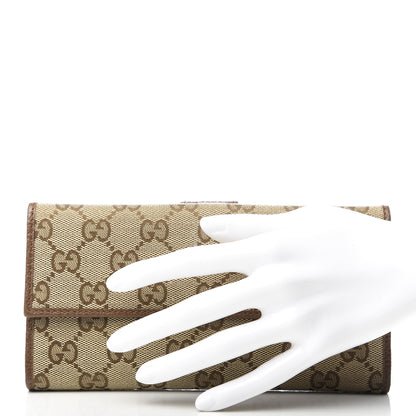 Gucci Monogram Continental Flap Wallet Brown 2 of 7