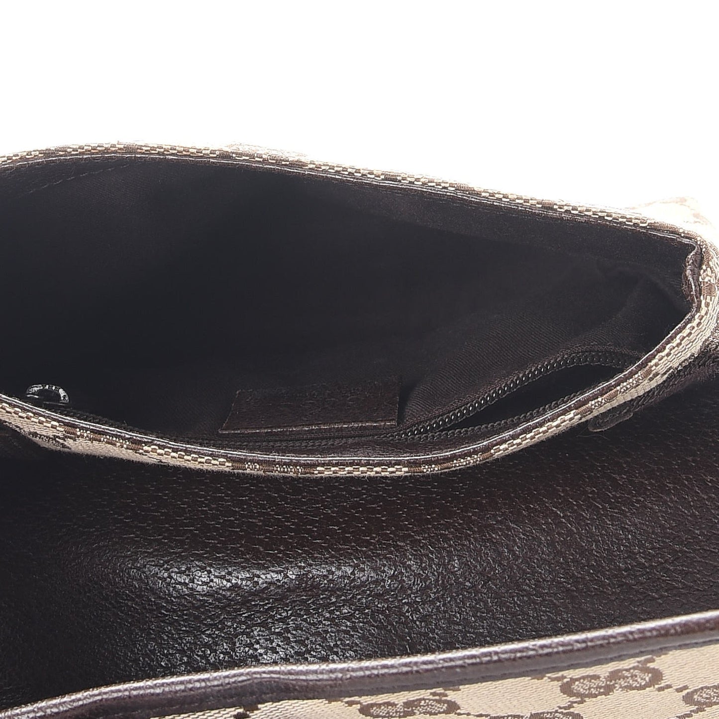 Monogram Waist Pouch Bag Dark Brown