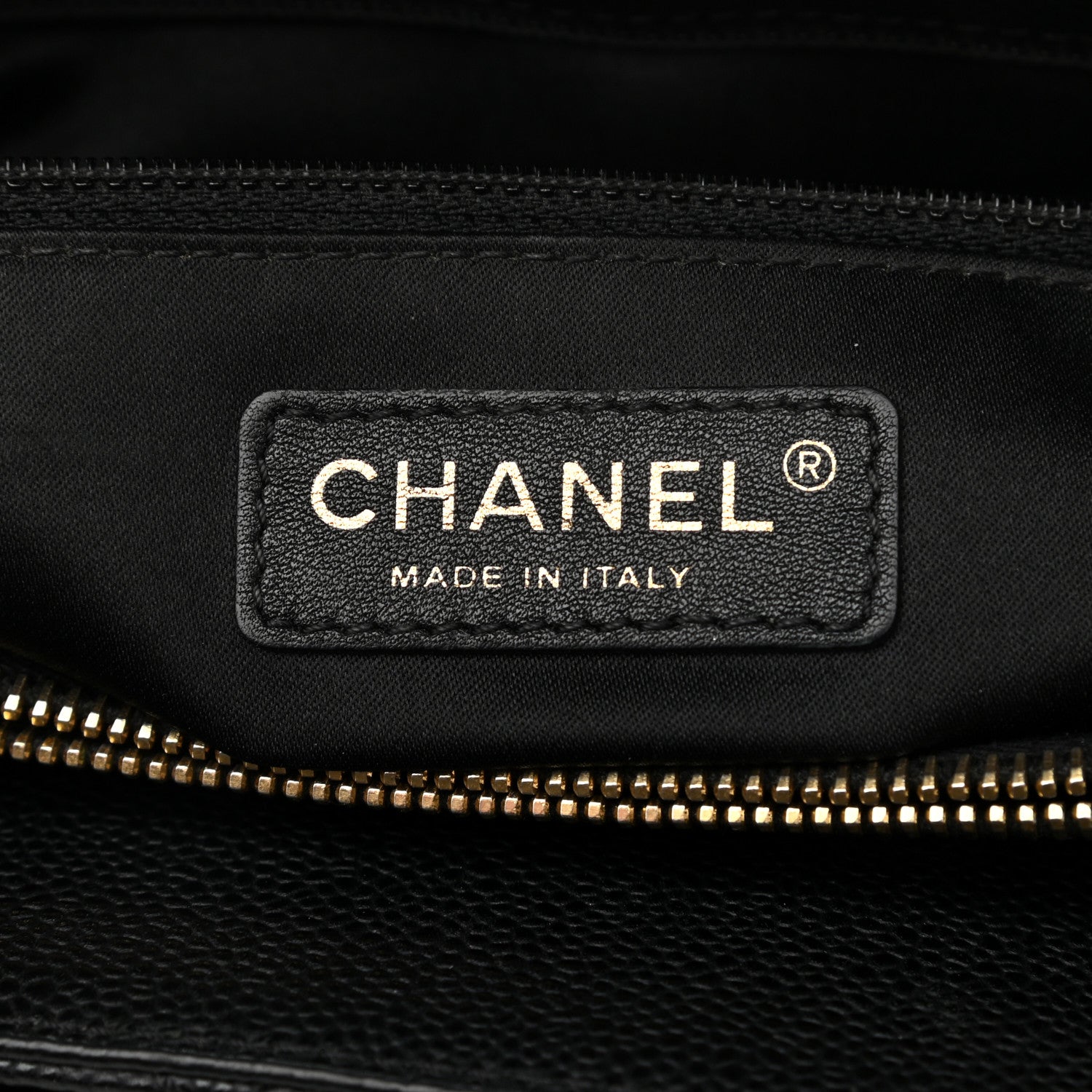 Chanel Caviar Quilted Grand Shopping Tote GST Black 7 of 13