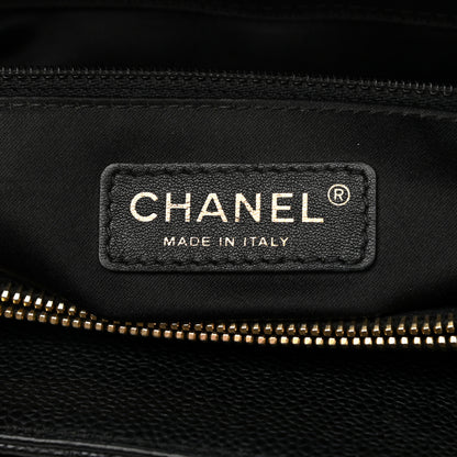 Chanel Caviar Quilted Grand Shopping Tote GST Black 7 of 13