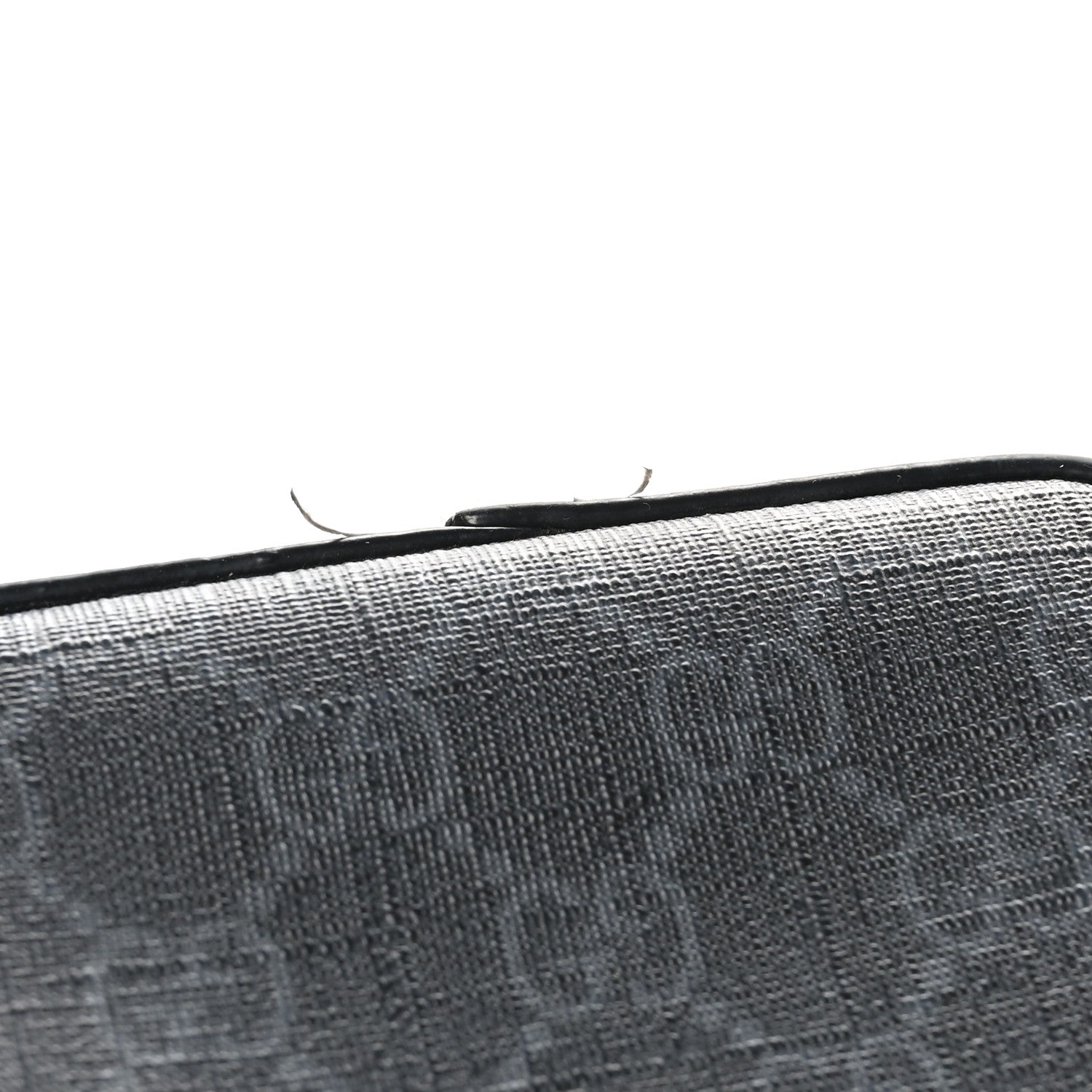 Gucci GG Supreme Monogram Appia Calfskin Web Small Camera Messenger Bag Black Grey 11 of 12