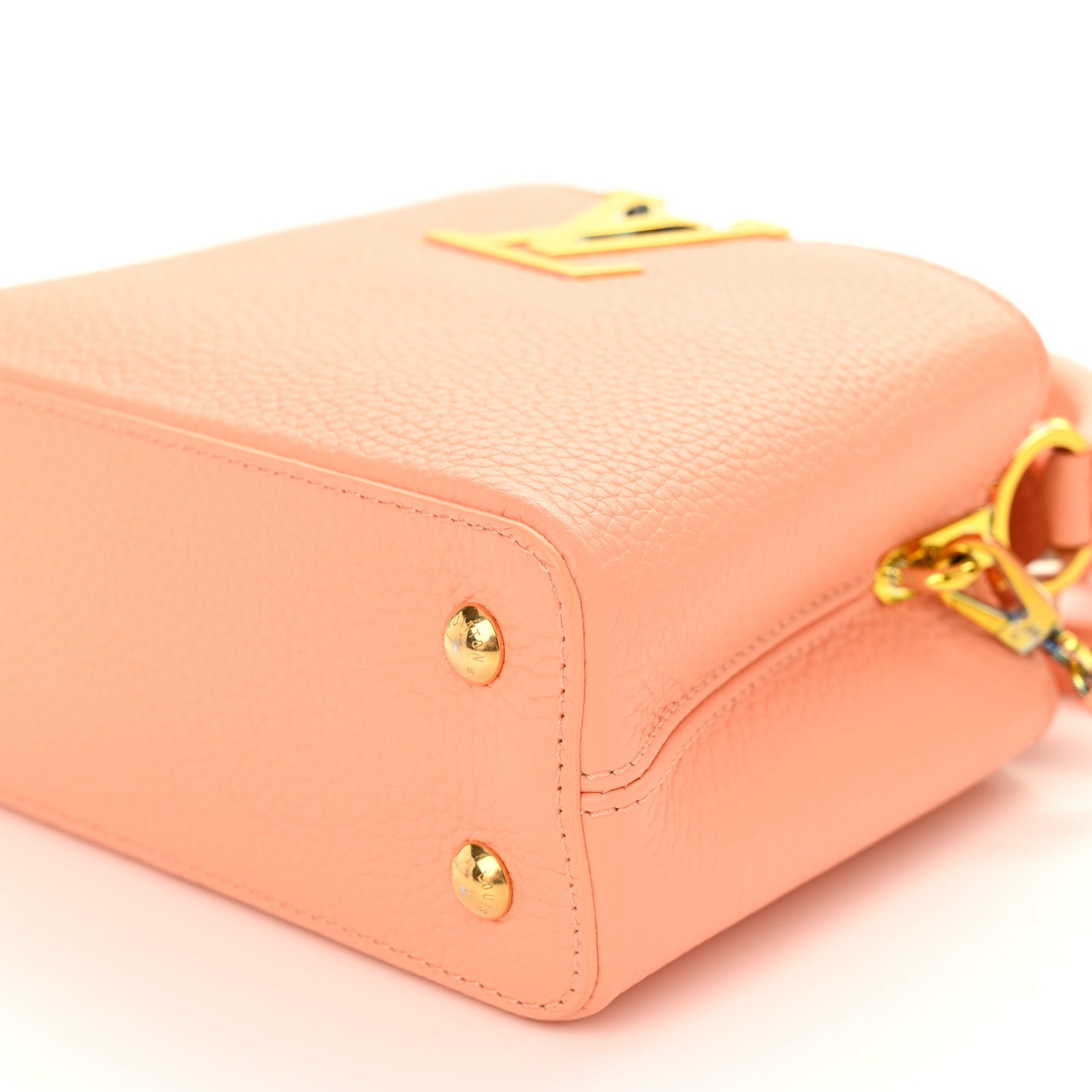 Louis Vuitton Taurillon Mini Capucines Abricot 9 of 11