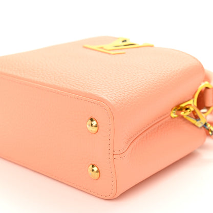 Louis Vuitton Taurillon Mini Capucines Abricot 9 of 11