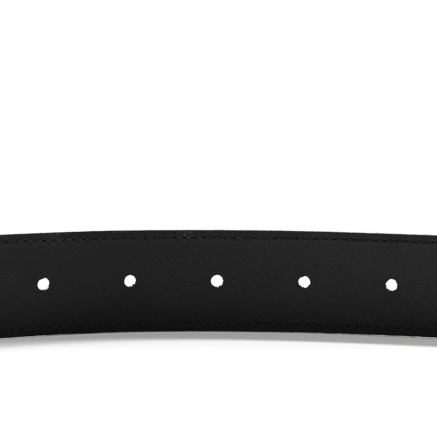 Gucci Calfskin Double G 30mm Belt 80 32 Black 4 of 6