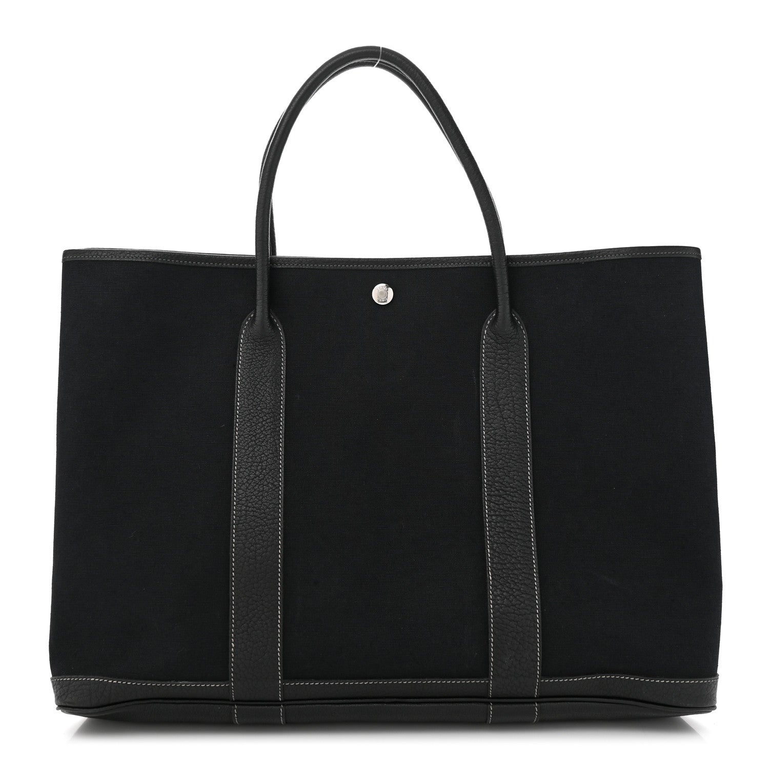 Hermes Toile Negonda Garden Party Tote GM Black 1 of 11