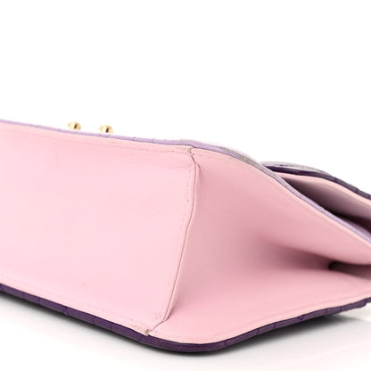 Christian Dior Lambskin Cannage Miss Dior Promenade Pouch Purple Multicolor 9 of 14