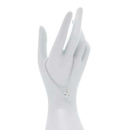 Tiffany Sterling Silver Elsa Peretti Open Heart Charm Bracelet 2 of 6