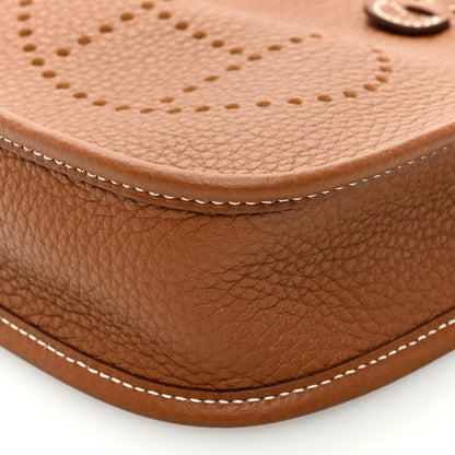 Hermes Taurillon Clemence Amazone Evelyne TPM Gold 9 of 10