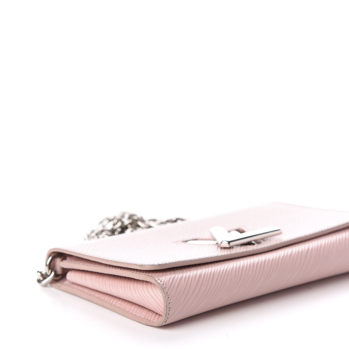 Epi Twist Chain Wallet Rose Ballerine