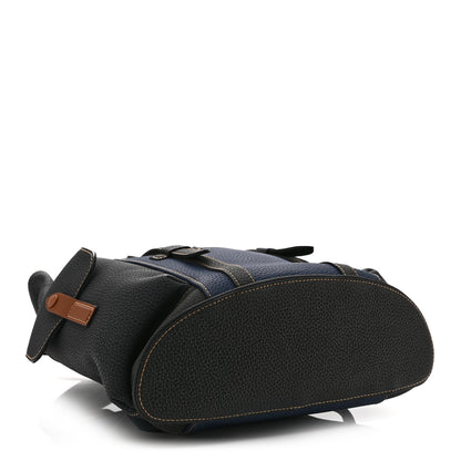 Louis Vuitton Taurillon Denim Christopher PM Backpack  Black Navy 4 of 9