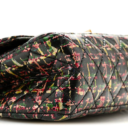 Chanel Tweed Printed Lambskin Quilted 2.55 Reissue 225 Flap Multicolor 9 of 10