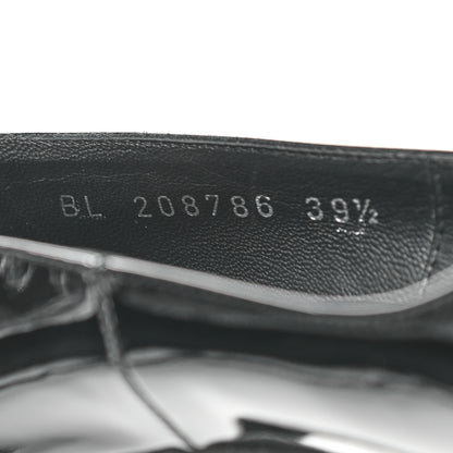 Saint Laurent Patent Tribute 105 Platform Pumps 39.5 Black 8 of 8