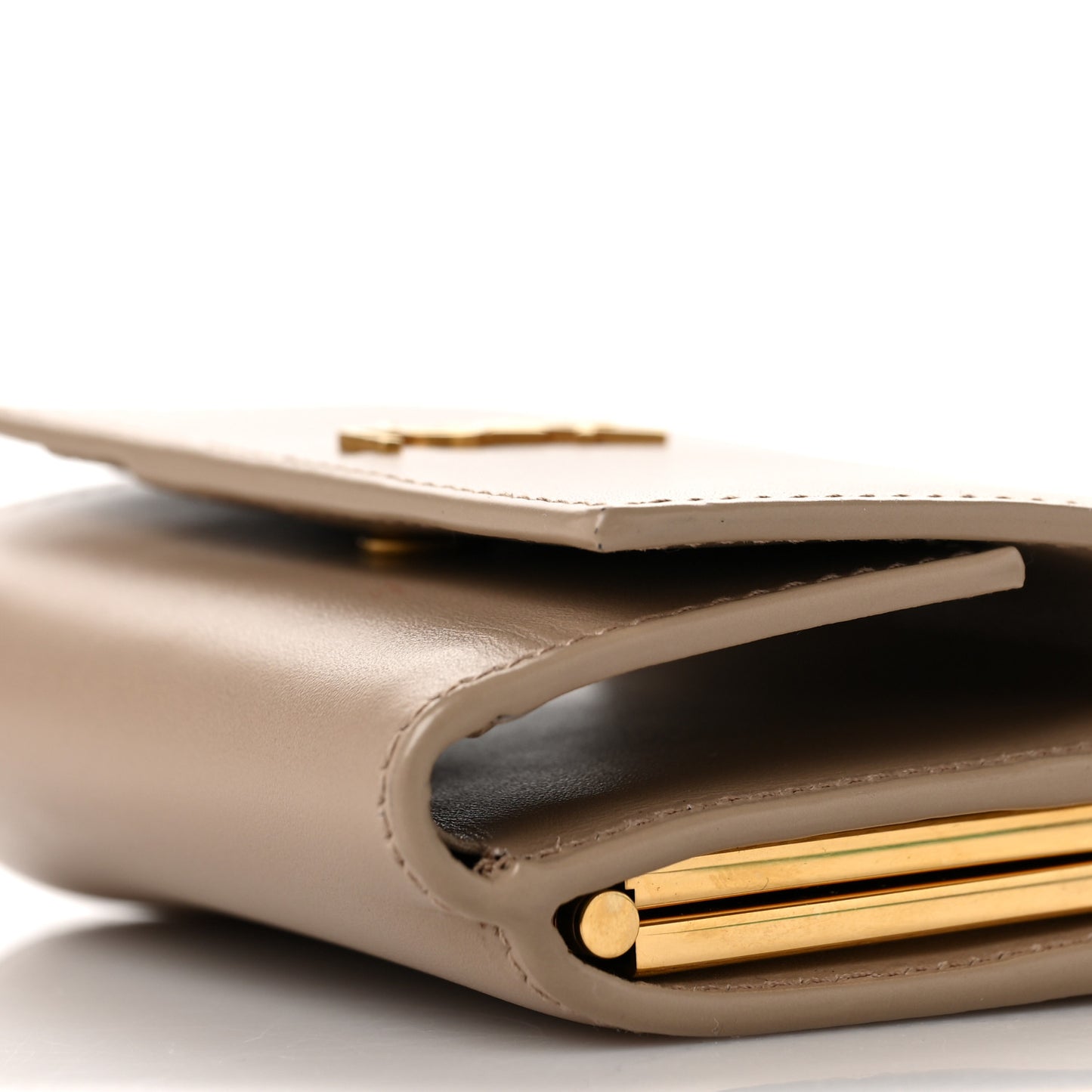 Smooth Calfskin Monogram Rider Belt Bag Taupe