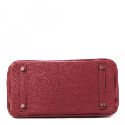 Hermes Togo Birkin 30 Rouge Grenat 6 of 31
