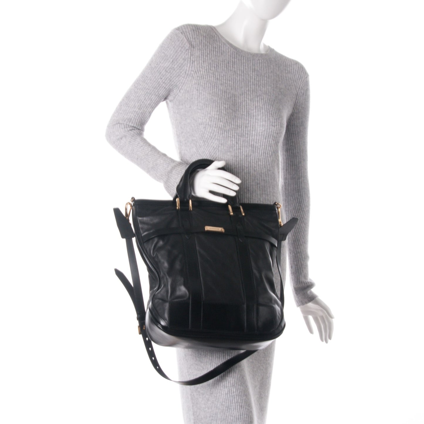 Soft Lambskin Tote Black