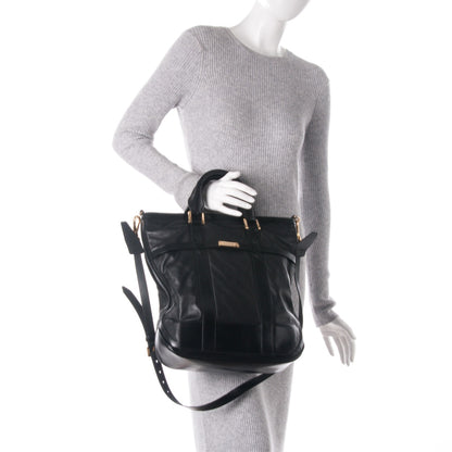 Burberry Soft Lambskin Tote Black 3 of 9