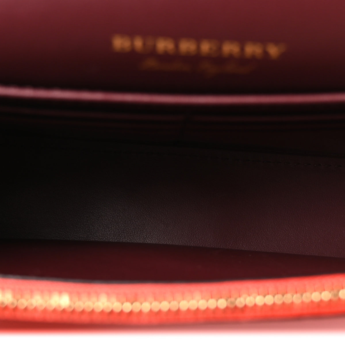 Burberry Goatskin Hampshire Crossbody Bright Red 5 of 10