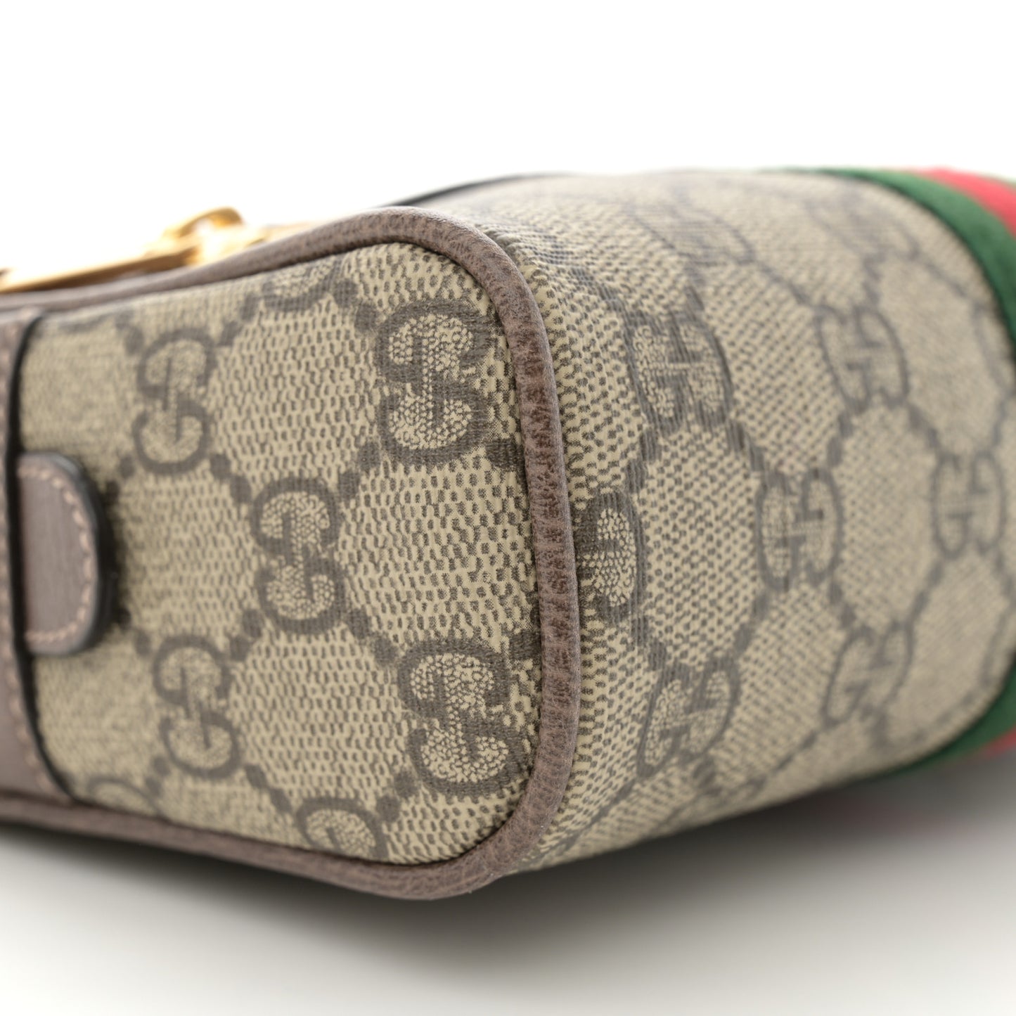 GG Supreme Monogram Small Ophidia Belt Bag 75 30 Dark Brown