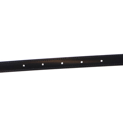 Chanel Calfskin CC Reversible Thin Belt 85 White Black 6 of 9