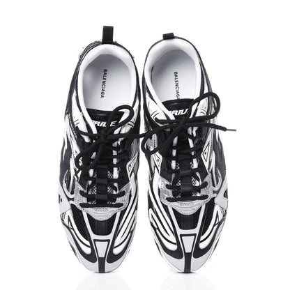 Balenciaga Mesh Rubber Womens Drive Sneakers 40 Light Grey Black 6 of 9