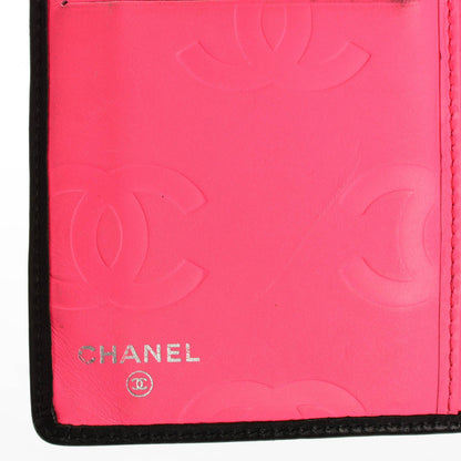 Chanel Calfskin Quilted Cambon Yen Wallet Black 7 of 9