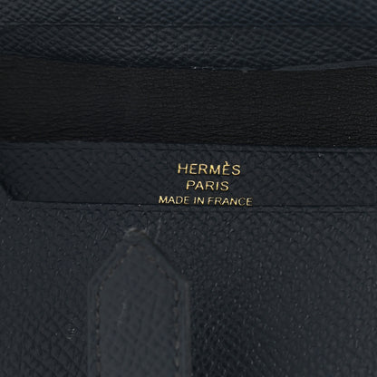 Hermes Epsom Bearn Card Holder Wallet Bleu Indigo 6 of 8