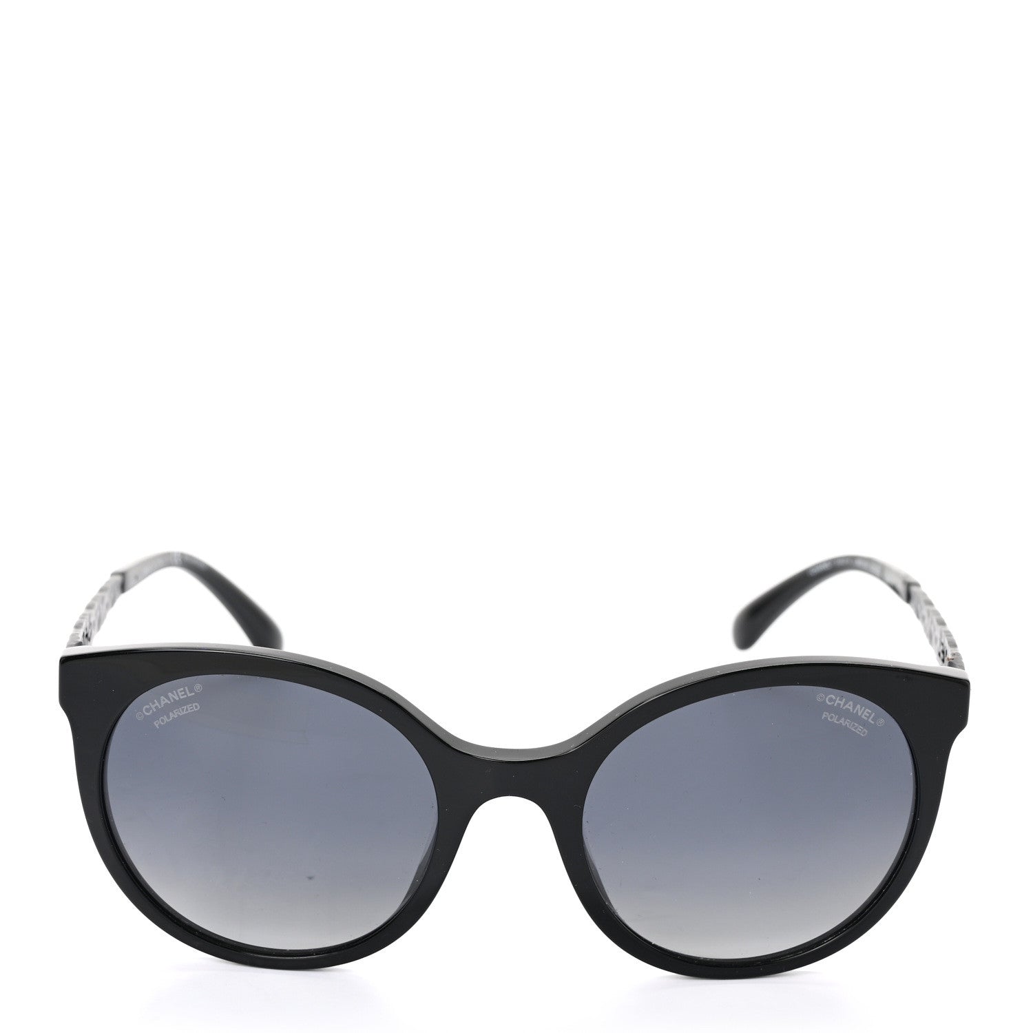 Chanel Acetate Metal Polarized Pantos Sunglasses 5440-A Black 3 of 7