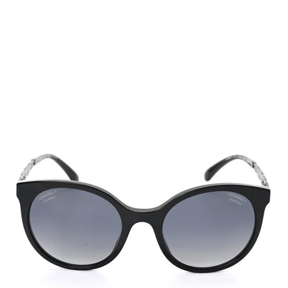 Chanel Acetate Metal Polarized Pantos Sunglasses 5440-A Black 3 of 7