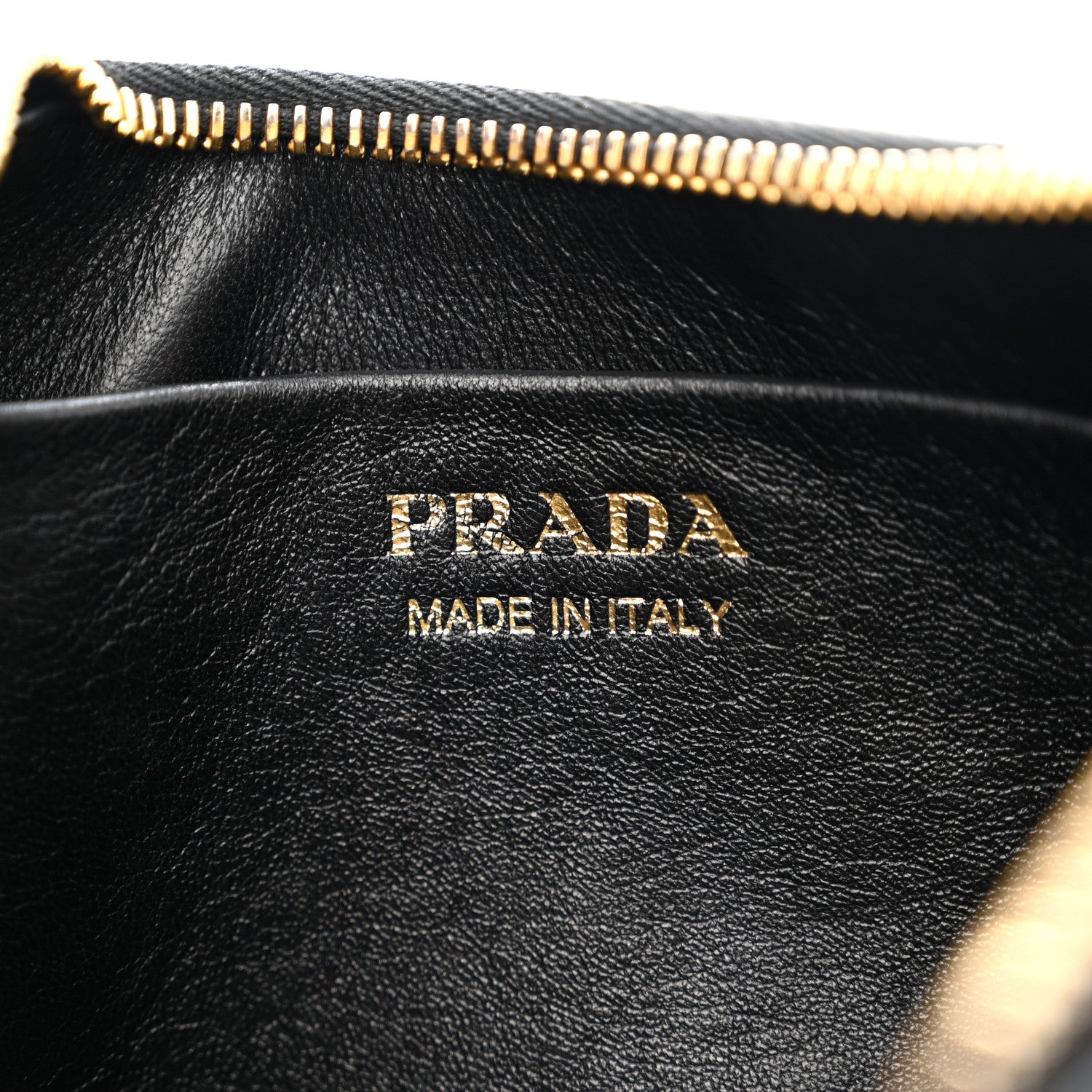 Prada Soft Calfskin Arque Shoulder Bag Black 6 of 9