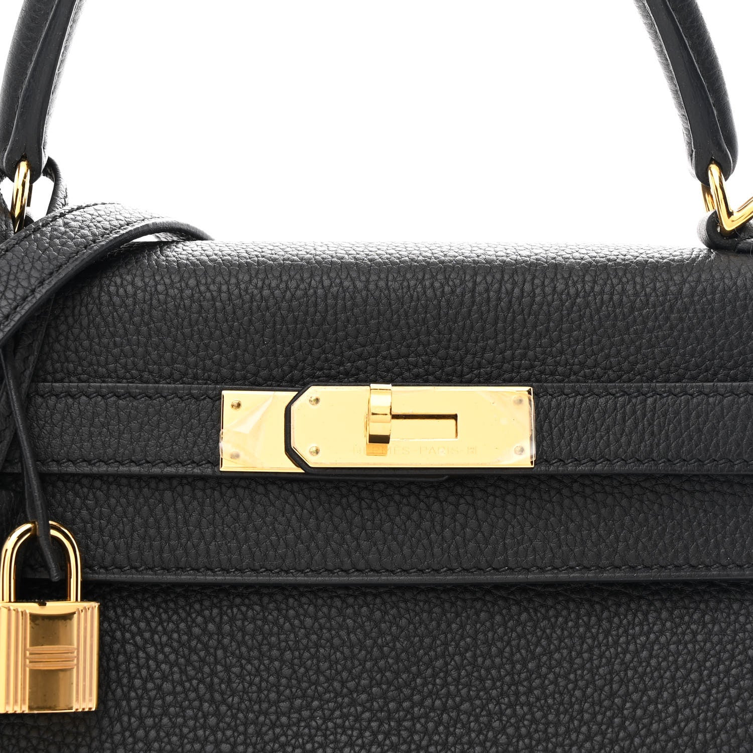 Hermes Togo Kelly Retourne 28 Black 8 of 11