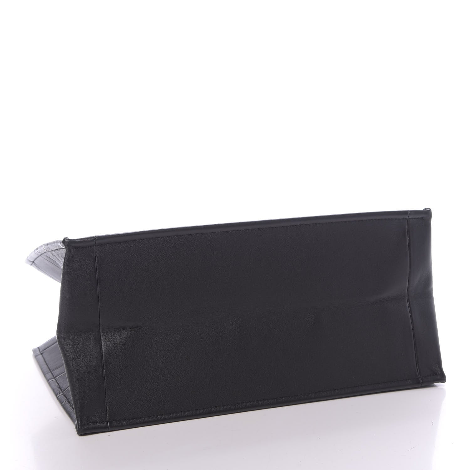 Christian Dior Calfskin Embossed Medium Book Tote Black 4 of 11