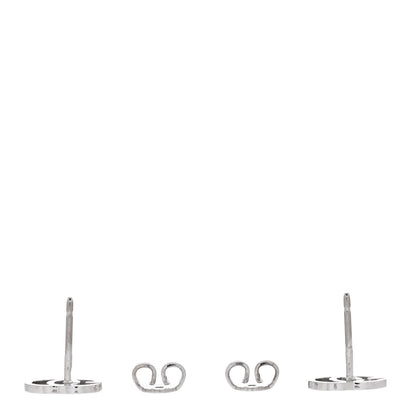 Gucci 18K White Gold Running G Stud Earrings 3 of 5