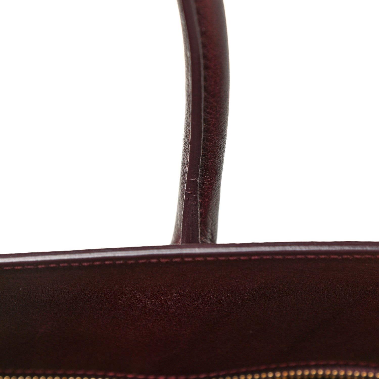Saint Laurent Calfskin Small Sac De Jour Amarena 18 of 19