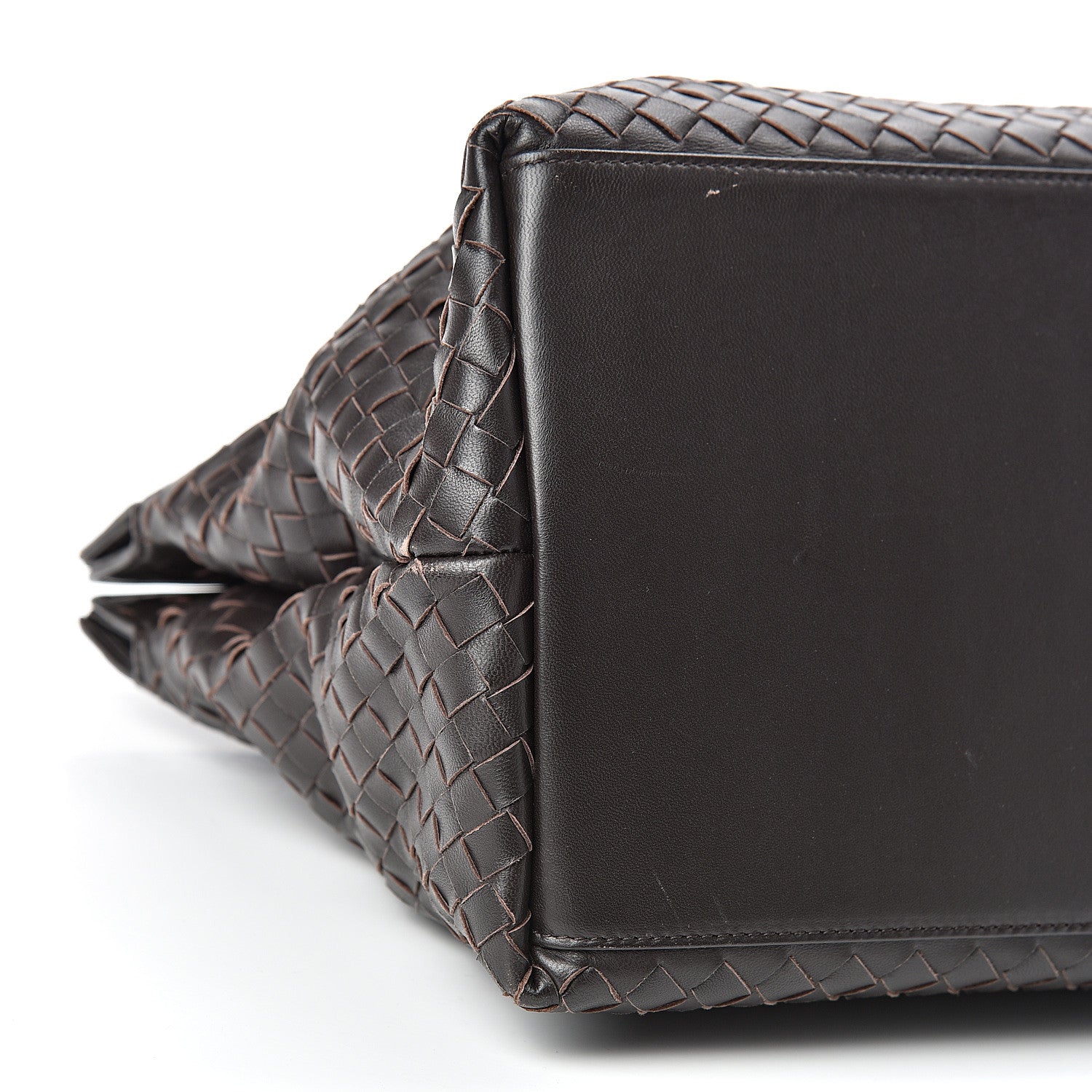 Bottega Veneta Nappa Intrecciato Large Top Handle Tote Ebano 8 of 13