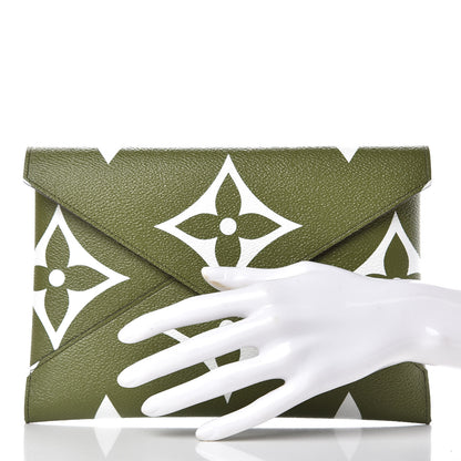Louis Vuitton Monogram Giant Large Kirigami Pochette Kaki 2 of 6