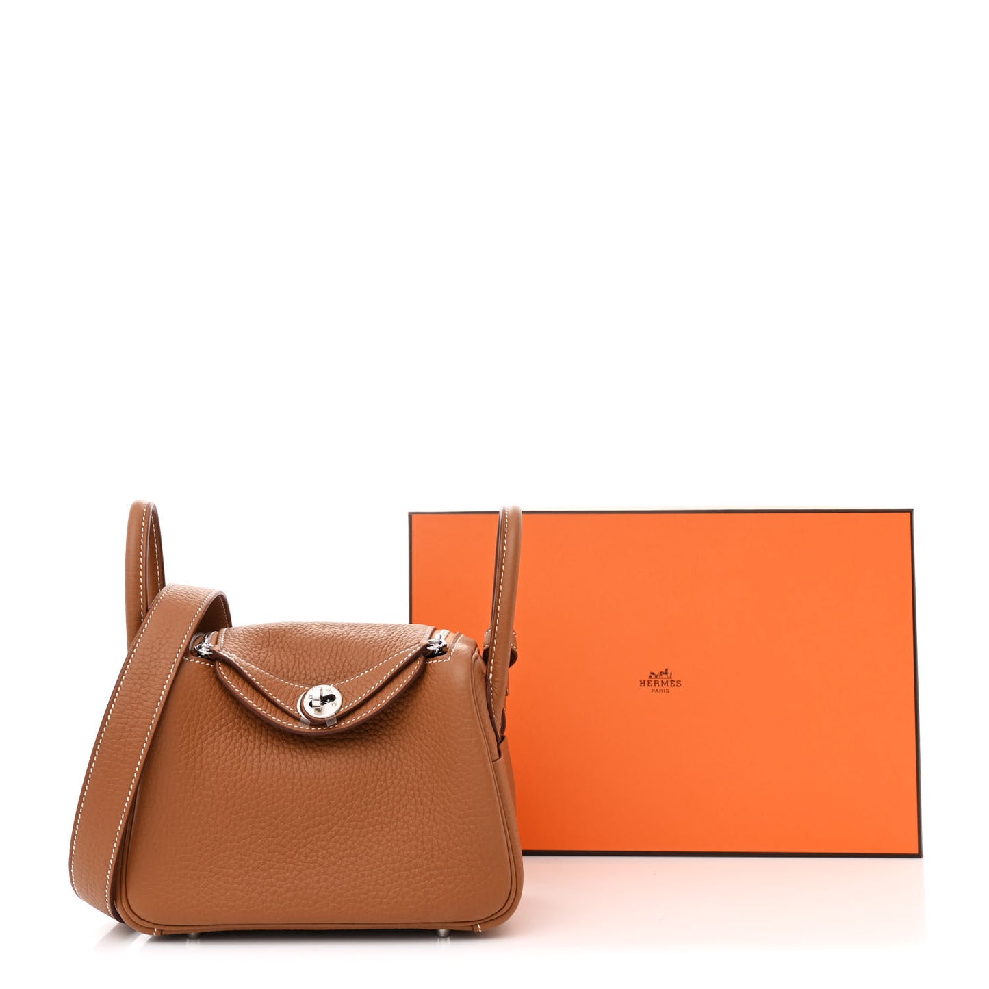 Taurillon Clemence Mini Lindy 20 Gold