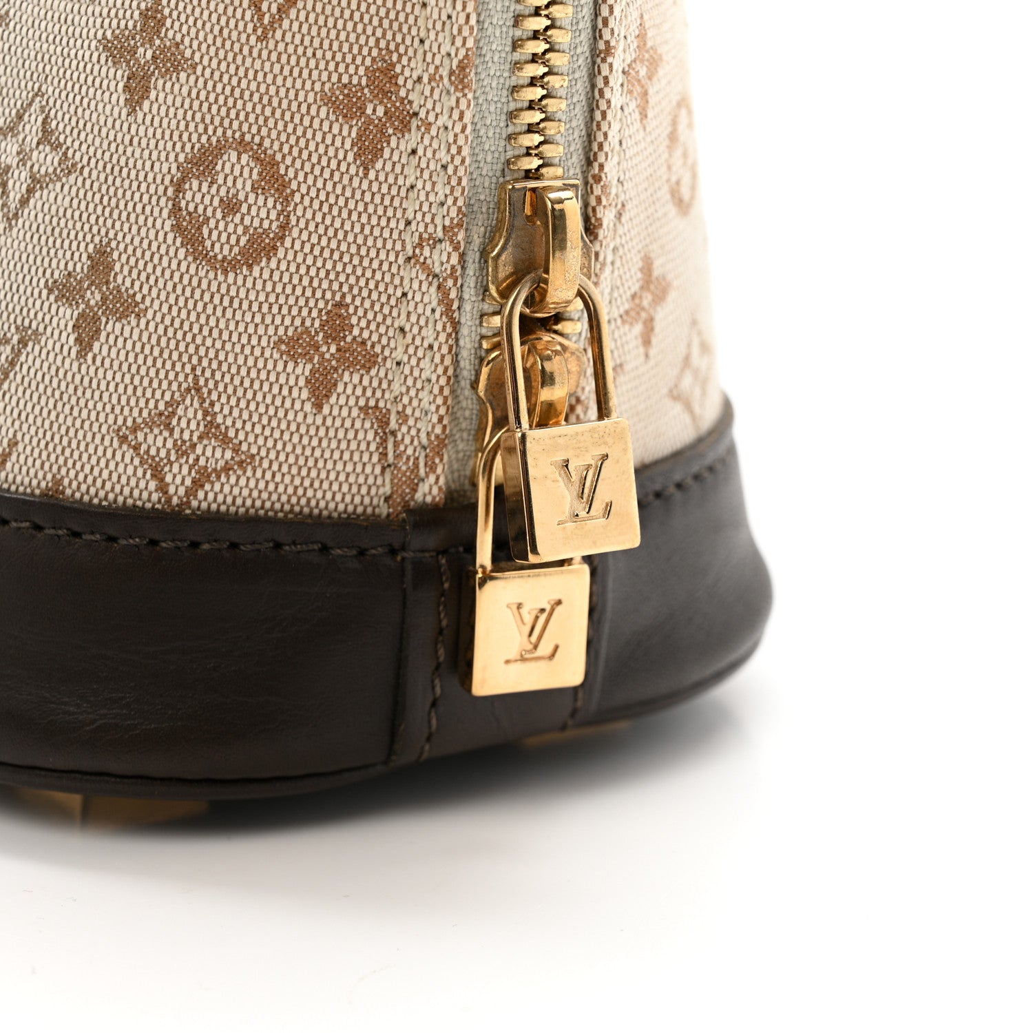 Louis Vuitton Mini Monogram Alma Haut Tote Olive 11 of 12