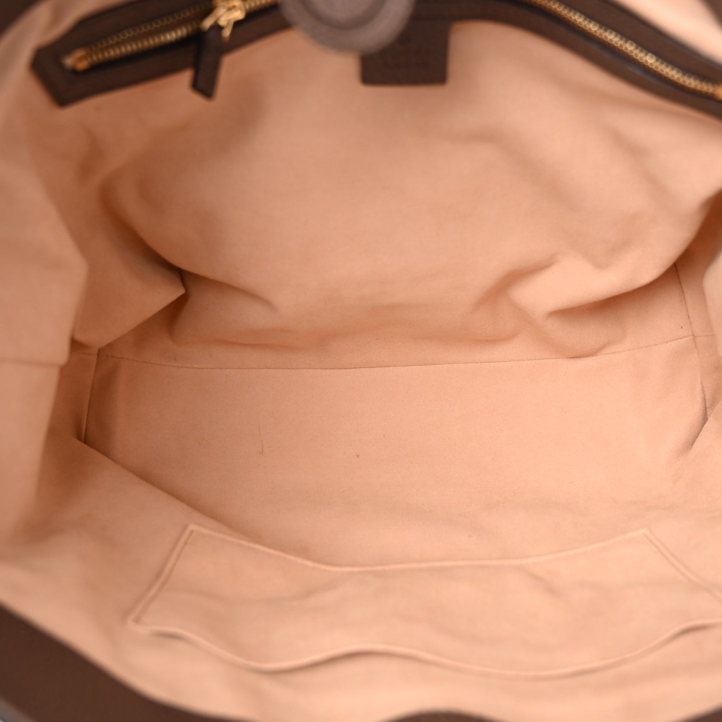GG Supreme Monogram Medium Ophidia Shopping Tote Brown
