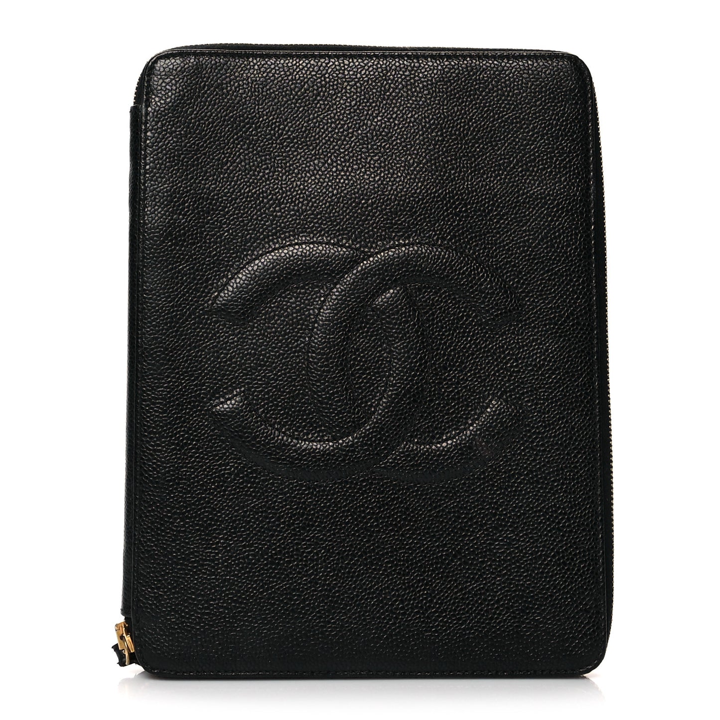 Caviar CC Zip Around Notebook Agenda Cover Black